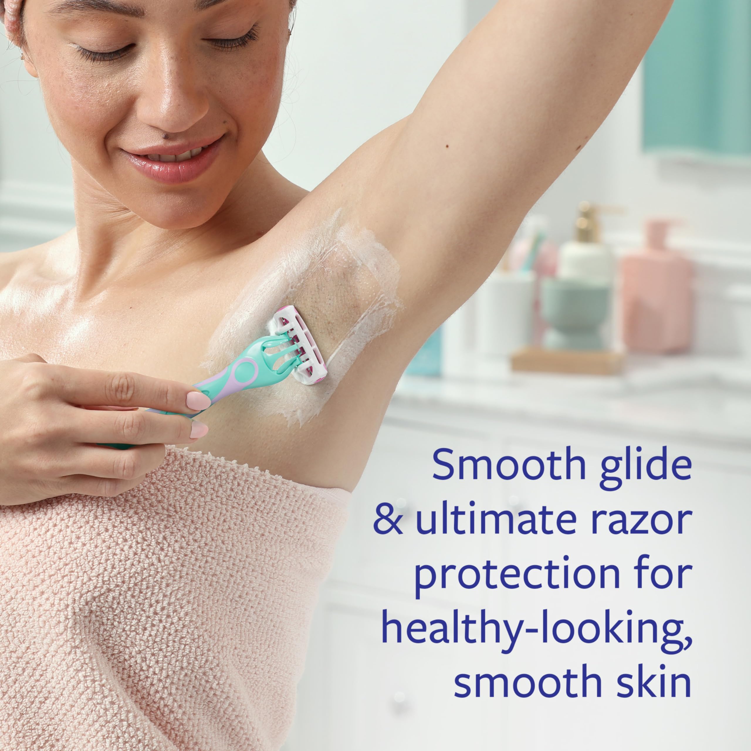 Foto 3 | Gel De Afeitar Skintimate Skin Therapy Para Piel Sensible Y Mujer, 3 Unidades, 200 Ml - Venta Internacional.