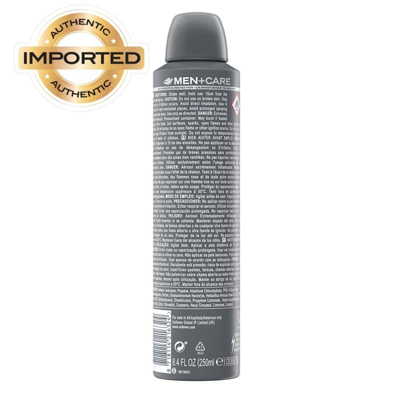 Foto 4 pulgar | Desodorante Dove Men + Care Clean Comfort, 250 Ml, Paquete De 6 - Venta Internacional.