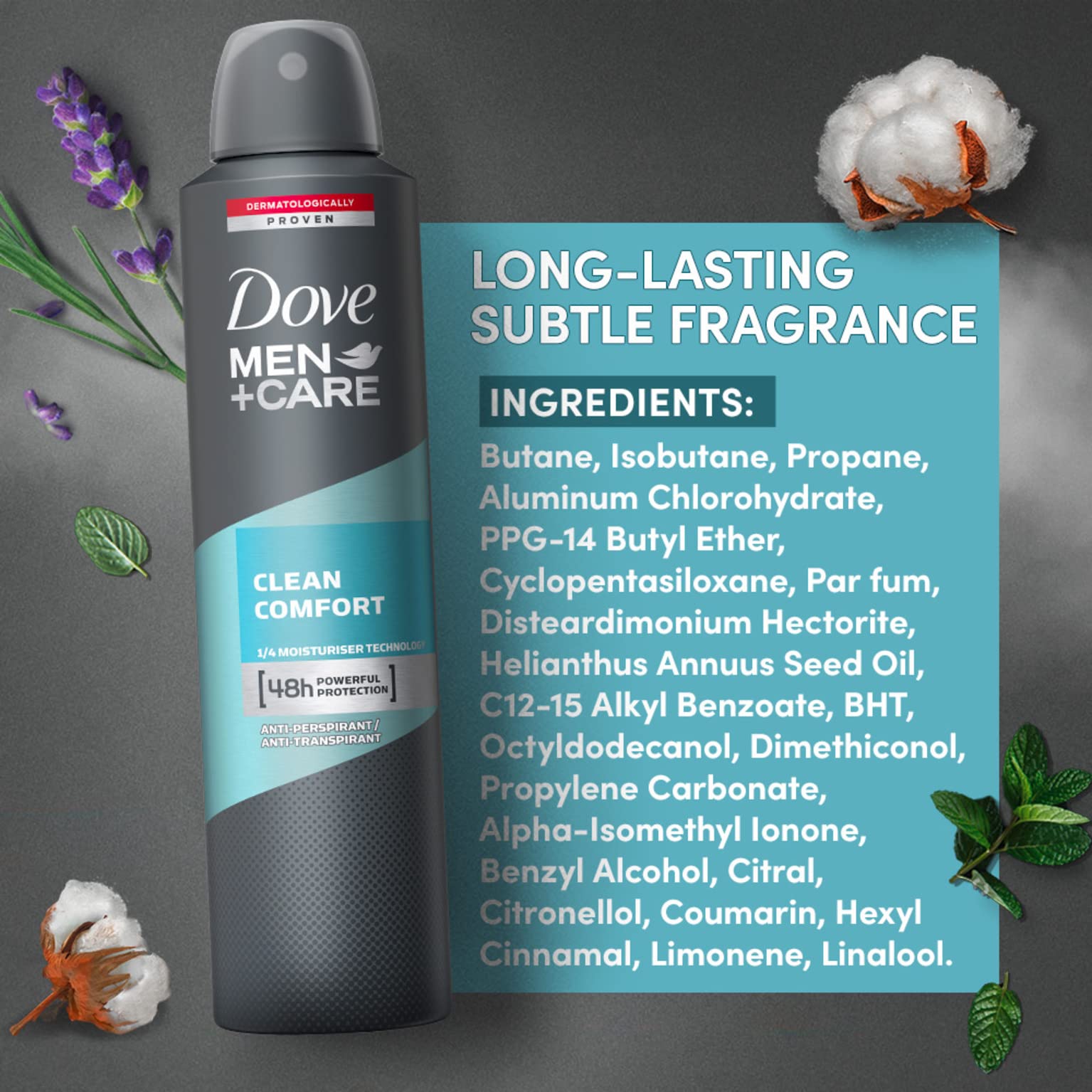 Foto 7 pulgar | Desodorante Dove Men + Care Clean Comfort, 250 Ml, Paquete De 6 - Venta Internacional.