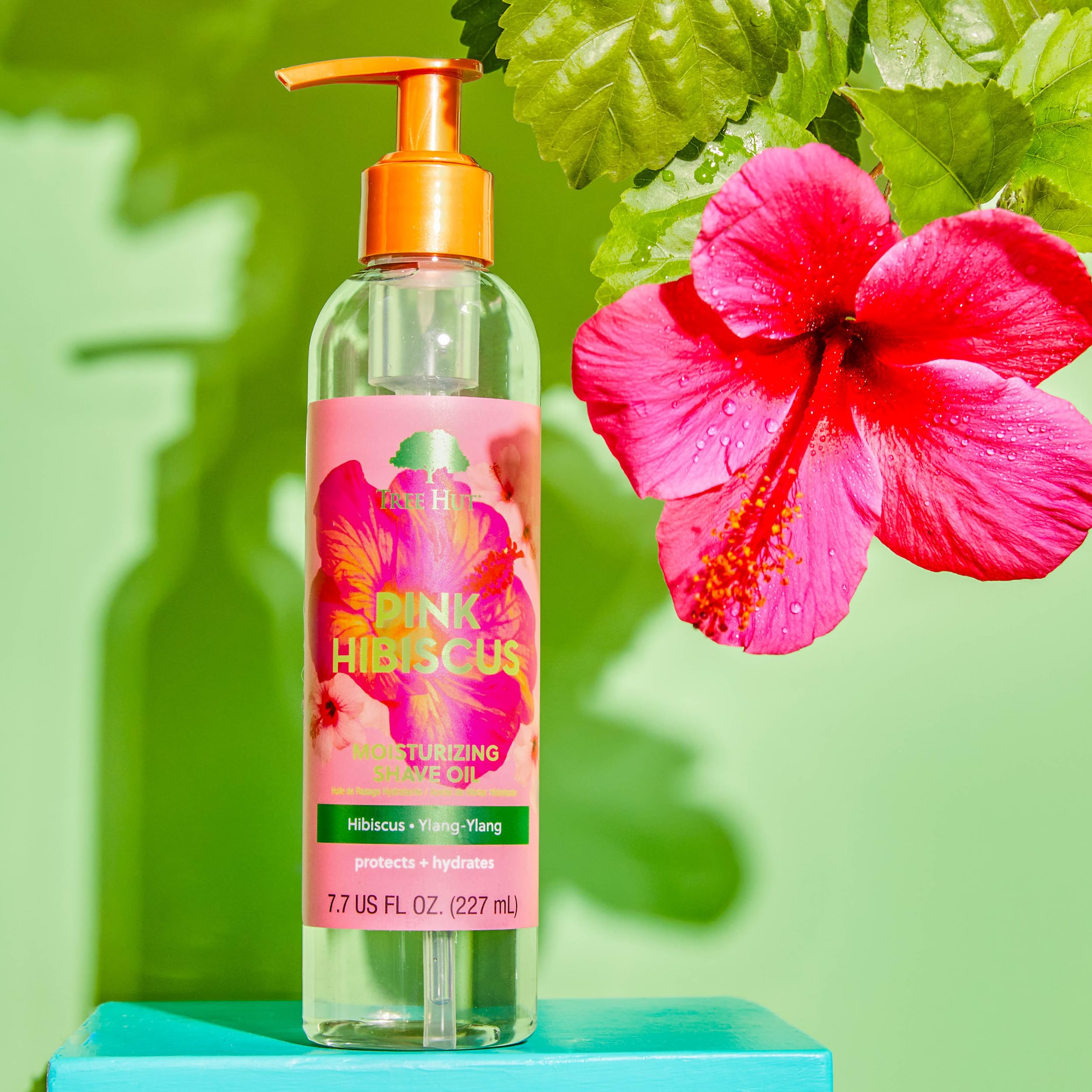 Foto 3 pulgar | Aceite De Afeitar Tree Hut Pink Hibiscus Hidratante, 230 Ml, Gel A Aceite - Venta Internacional.