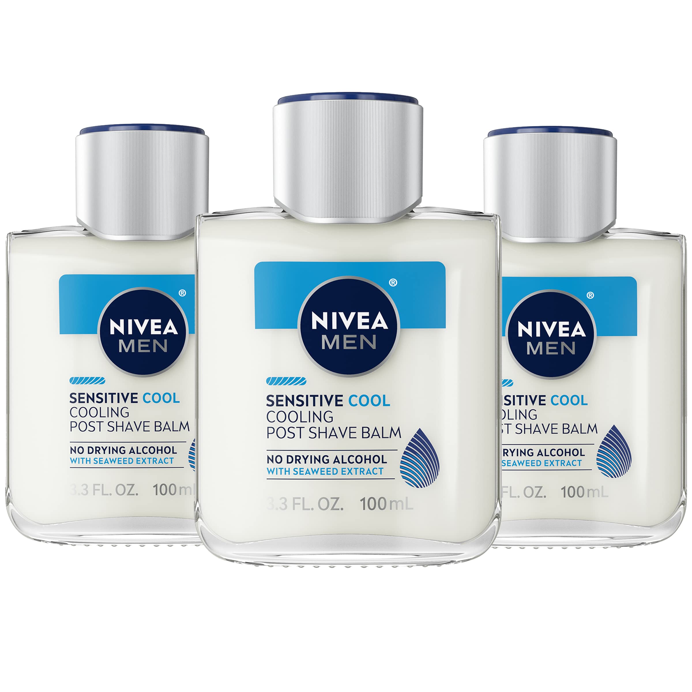 Foto 2 pulgar | Bálsamo Para Después Del Afeitado Nivea Men Sensitive Cool Con Vitamina E 100 Ml X 3 - Venta Internacional.