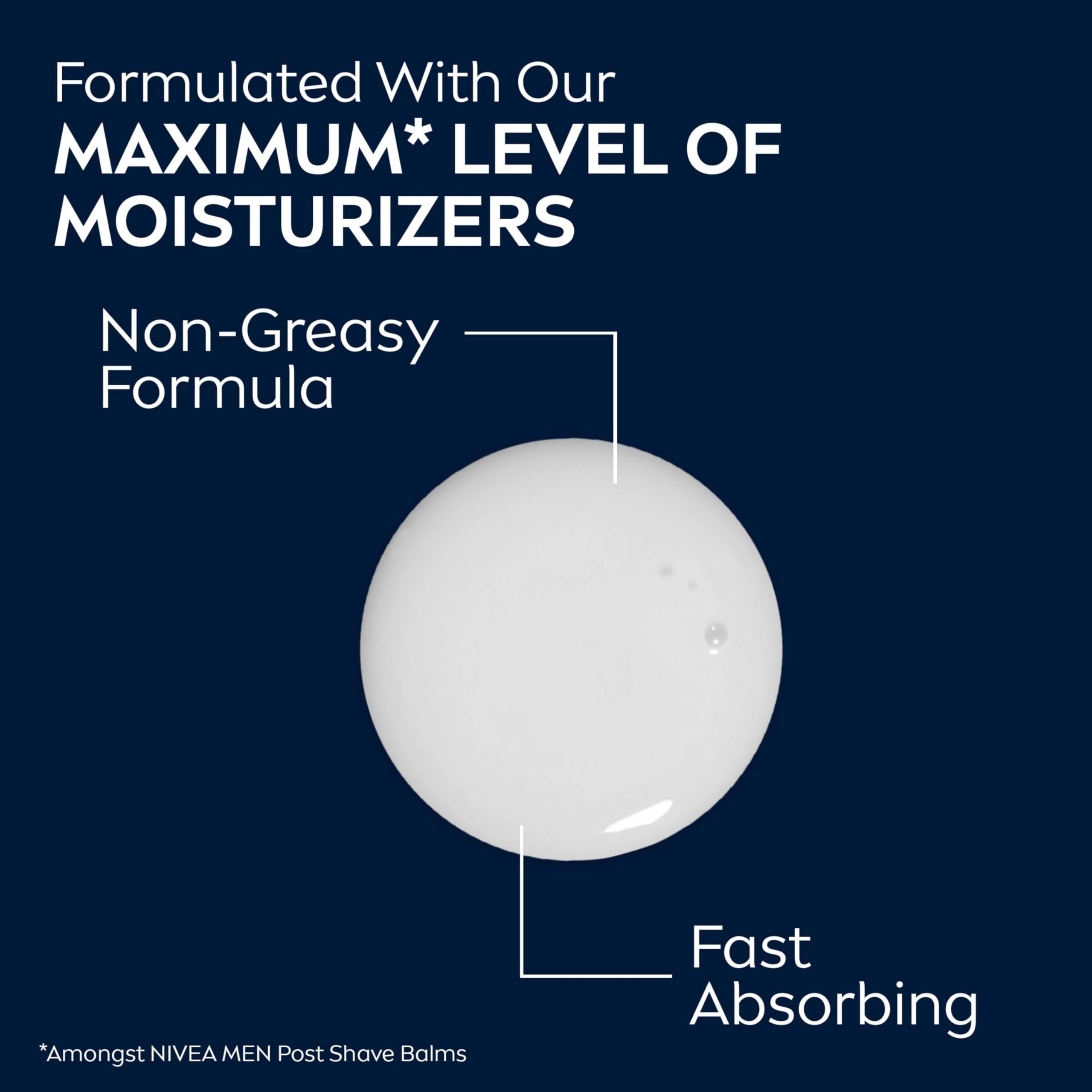 Foto 4 | Bálsamo Para Después Del Afeitado Nivea Men Maximum Hydration, Paquete De 3 Unidades, 100 Ml - Venta Internacional.