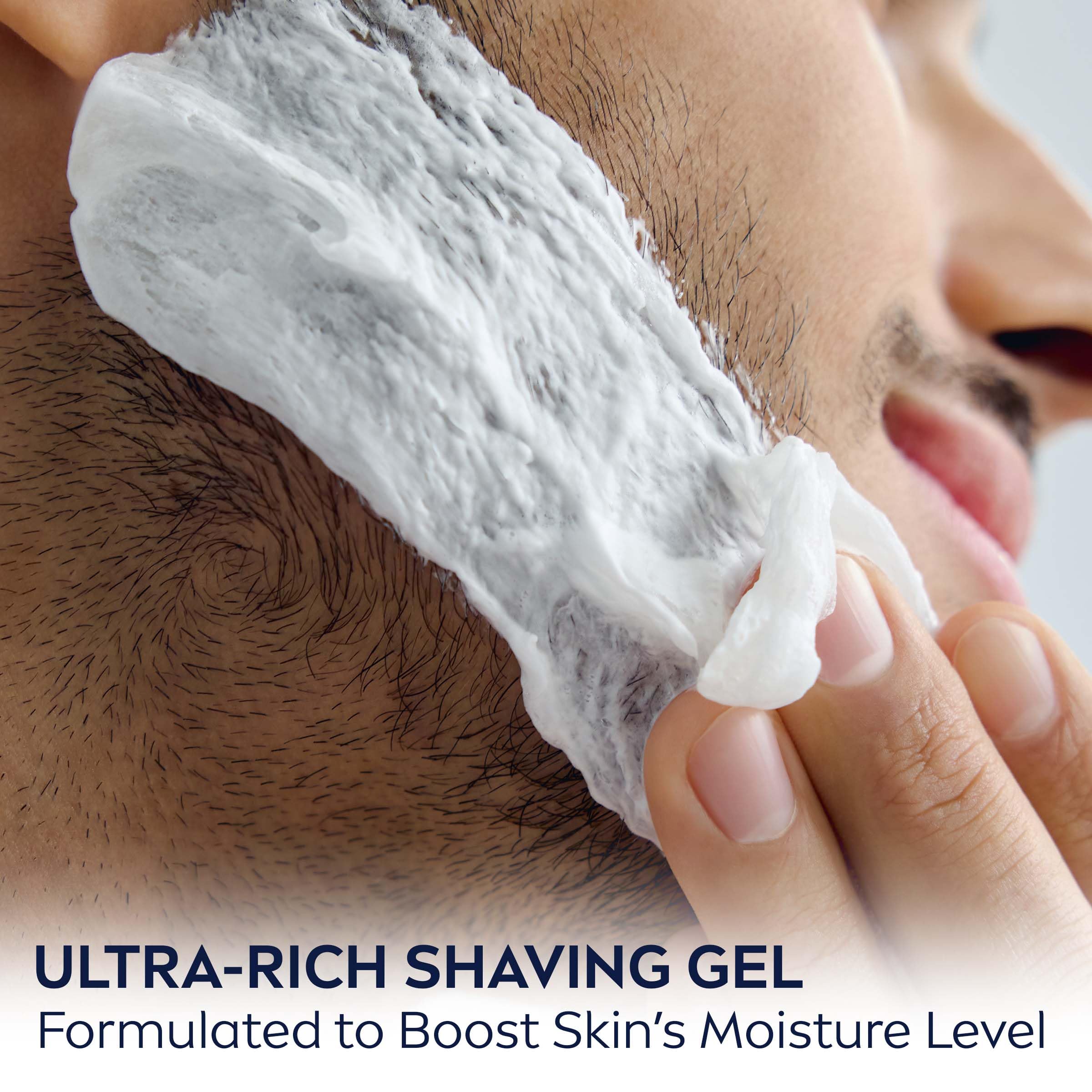 Foto 3 | Gel De Afeitar Nivea Men Maximum Hydration Con Aloe Vera, 200 Ml, Paquete De 3 - Venta Internacional.