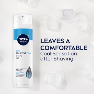 Foto 7 | Gel De Afeitar Nivea Men Sensitive Cool Con Algas Marinas, 210 Ml, Paquete De 3 - Venta Internacional.