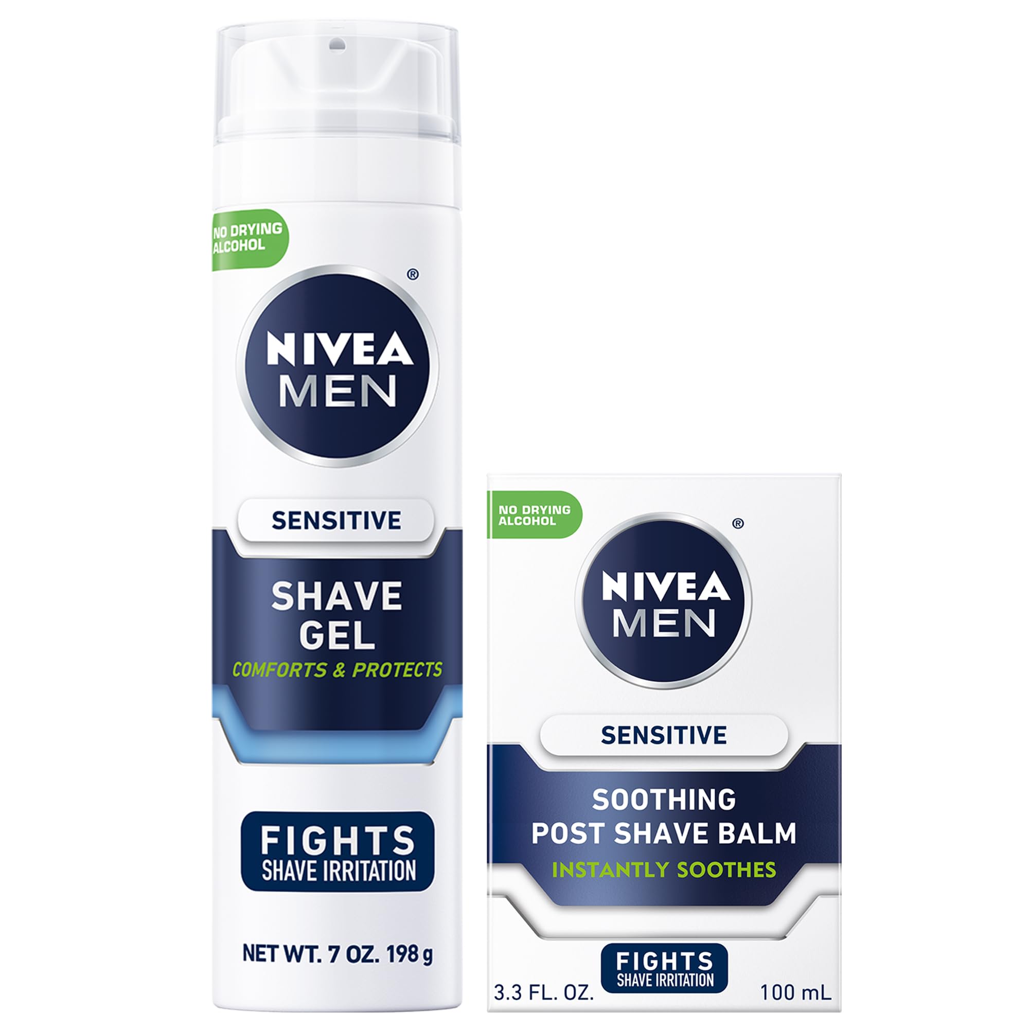 Foto 2 pulgar | Set De Regalo Nivea Men Sensitive Shaving Skin Care, Paquete De 2 - Venta Internacional.