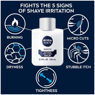 Foto 3 | Set De Regalo Nivea Men Sensitive Shaving Skin Care, Paquete De 2 - Venta Internacional.