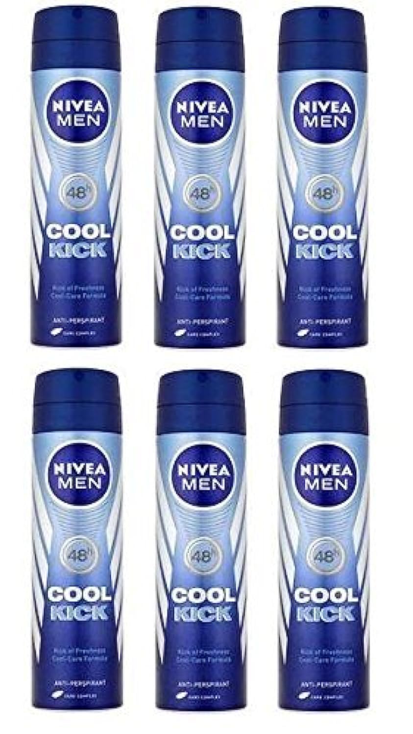 Foto 2 pulgar | Desodorante Nivea Men Cool Kick, 48 Horas, Antitranspirante, 150 Ml (6 Unidades) - Venta Internacional.