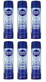 Foto 1 | Desodorante Nivea Men Cool Kick, 48 Horas, Antitranspirante, 150 Ml (6 Unidades) - Venta Internacional.
