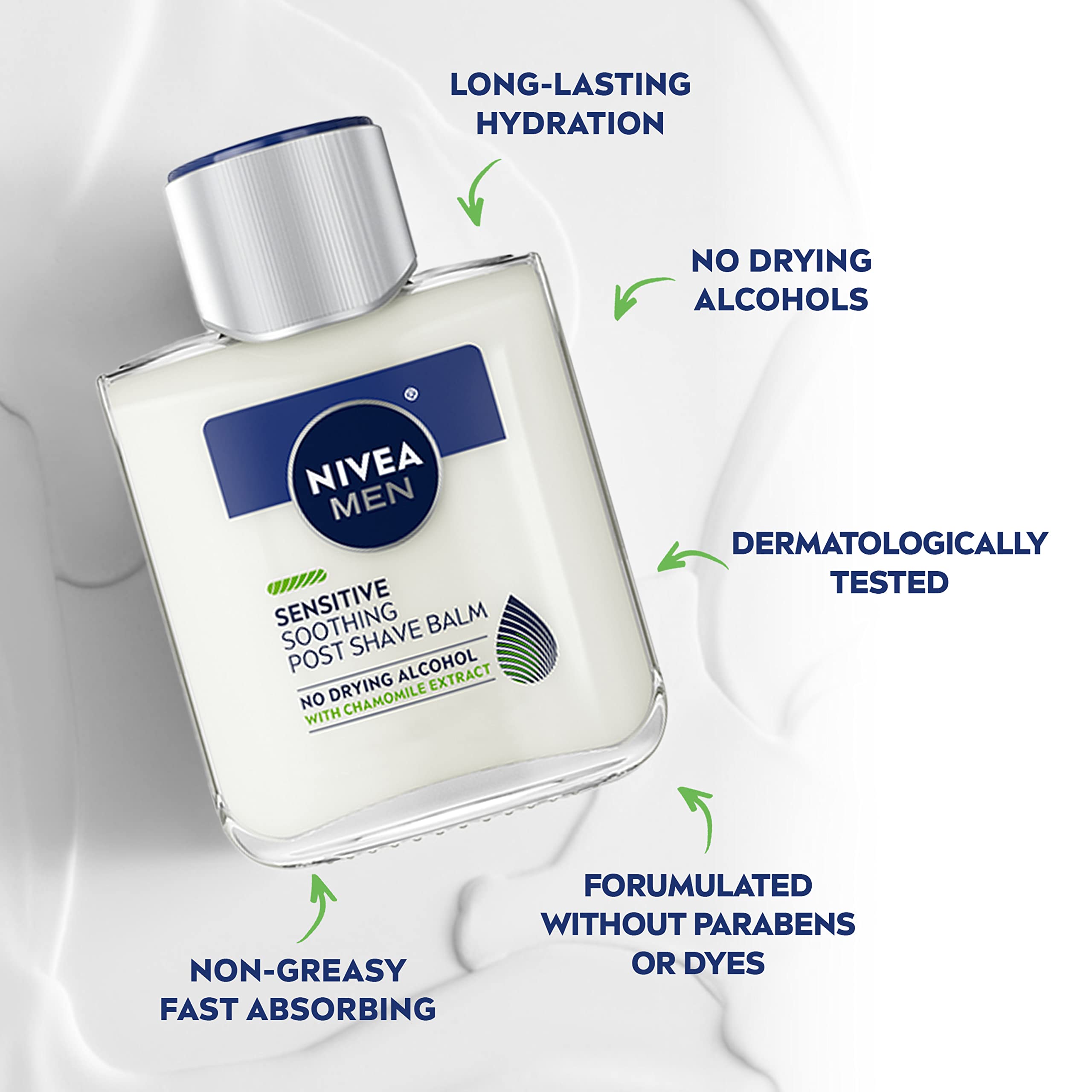 Foto 5 pulgar | Bálsamo Para Después Del Afeitado Nivea Men Sensitive Soothing, 100 Ml, Paquete De 3 - Venta Internacional.