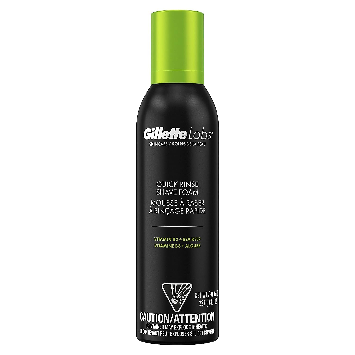 Foto 2 pulgar | Espuma De Afeitar Gillette Labs Quick Rinse, Ligera, 240 Ml, Para Hombre - Venta Internacional.