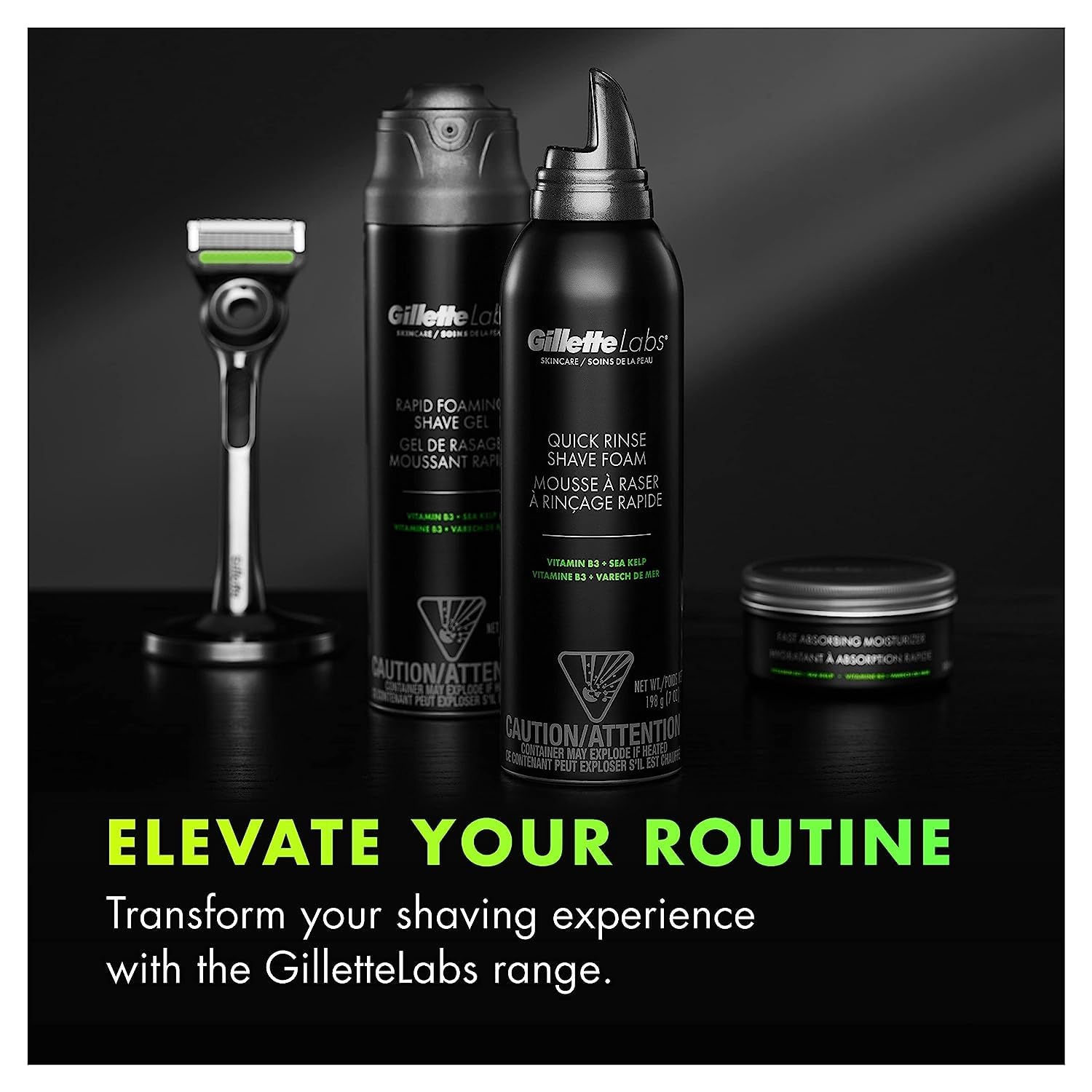 Foto 8 pulgar | Espuma De Afeitar Gillette Labs Quick Rinse, Ligera, 240 Ml, Para Hombre - Venta Internacional.