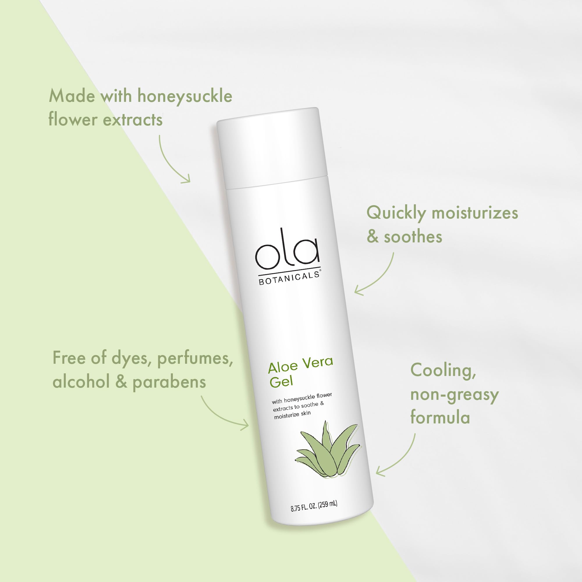 Foto 4 pulgar | Gel De Aloe Vera Dr. Mercola Ola Botanicals 250 Ml Con Madreselva - Venta Internacional.