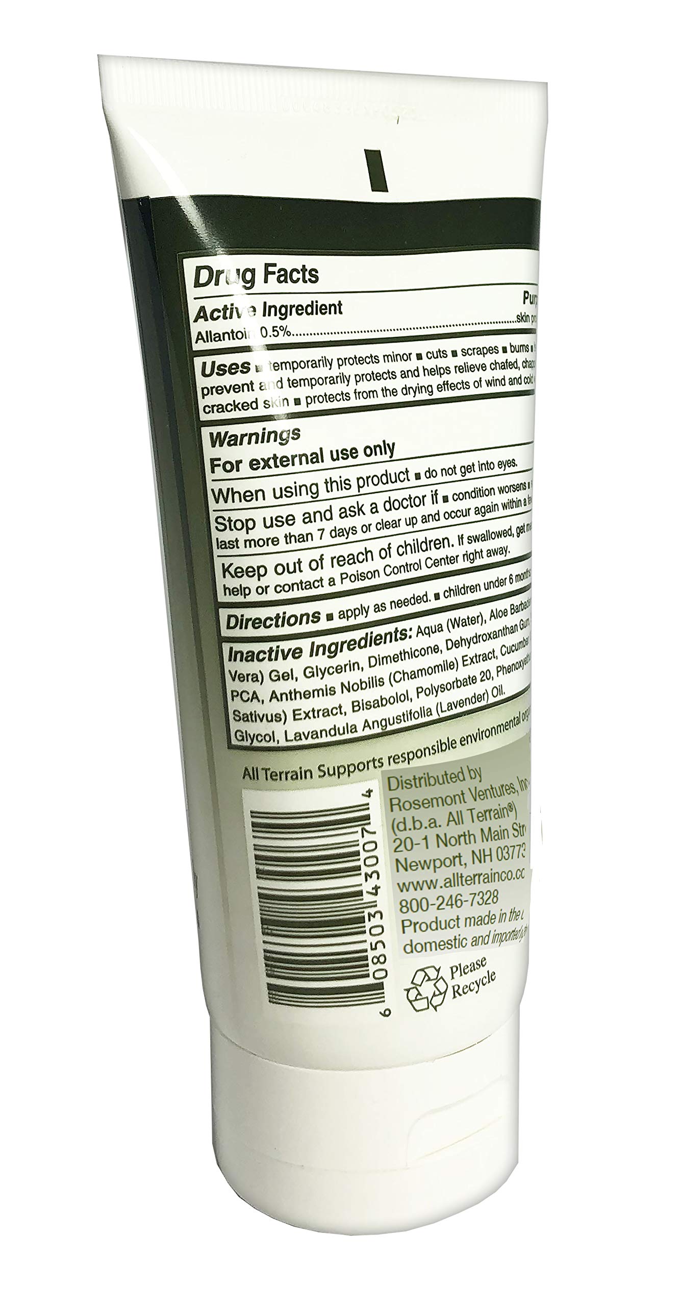 Foto 3 pulgar | Gel Skin Relief All Terrain Natural Con Aloe Y Alantoína  150 Ml - Venta Internacional.