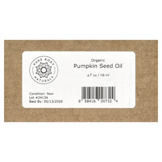 Foto 3 | Aceite De Semillas De Calabaza Pure Body Naturals Organic 118 Ml - Venta Internacional.