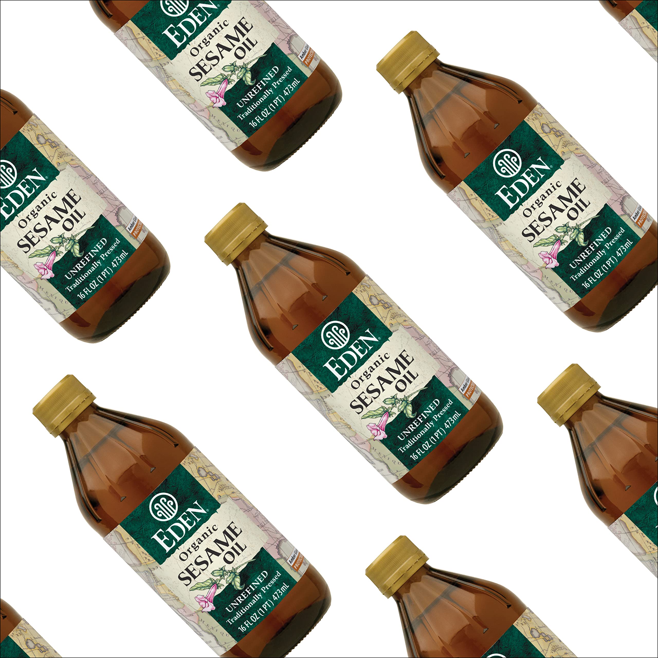 Foto 7 pulgar | Aceite De Sésamo Eden Organic Sin Refinar  Virgen Extra  473 Ml - Venta Internacional.