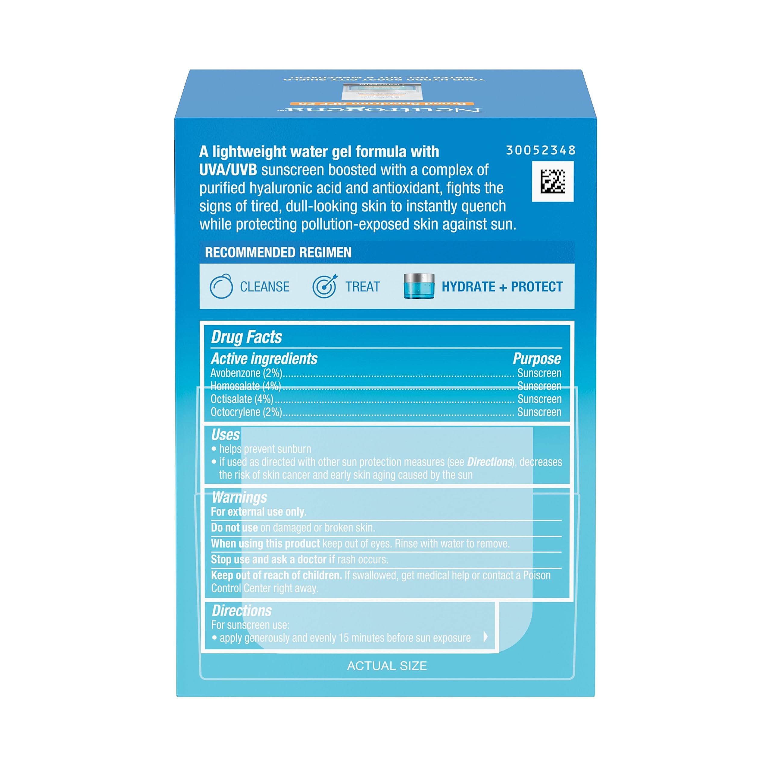Foto 7 pulgar | Crema Hidratante Neutrogena Hydro Boost Face Spf 25 50 Ml - Venta Internacional.