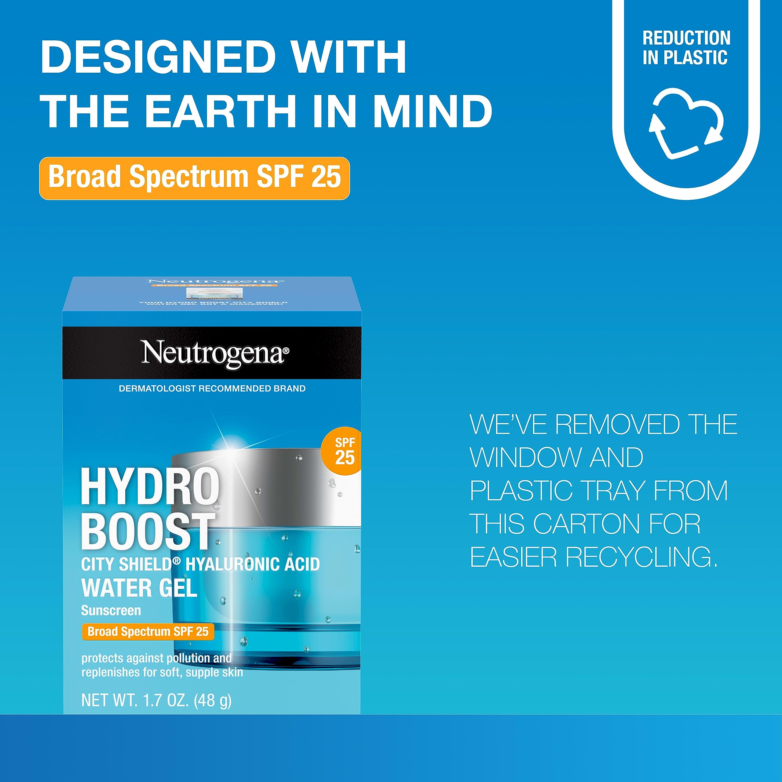 Foto 8 pulgar | Crema Hidratante Neutrogena Hydro Boost Face Spf 25 50 Ml - Venta Internacional.