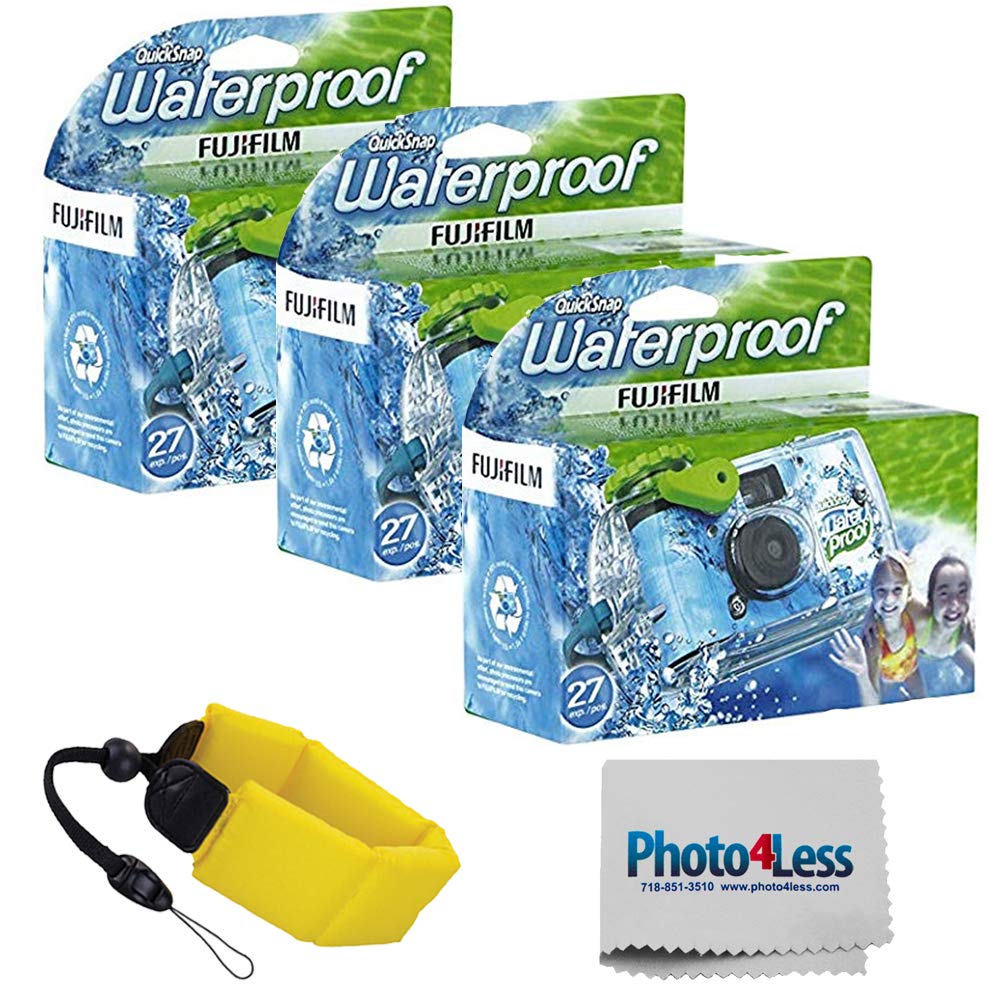 Cámara Desechable Fujifilm Quick Snap Impermeable de 35 mm 3 Piezas - Venta Internacional