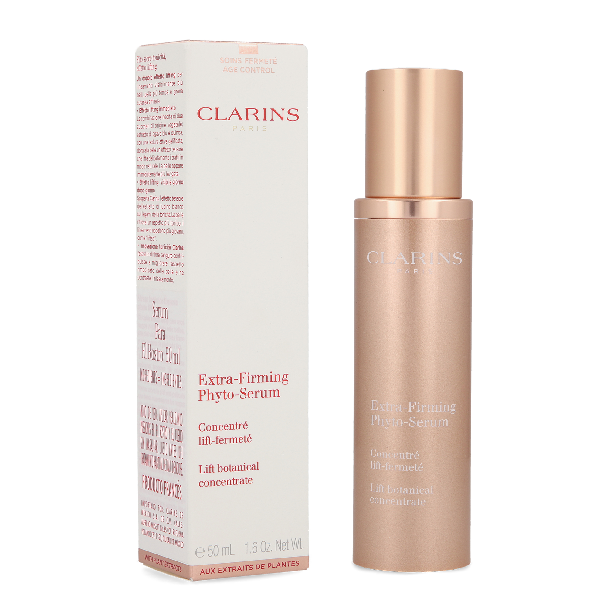 Foto 2 pulgar | Suero Extrafirming Phytoserum Gold Clarins de 50 ml Oro