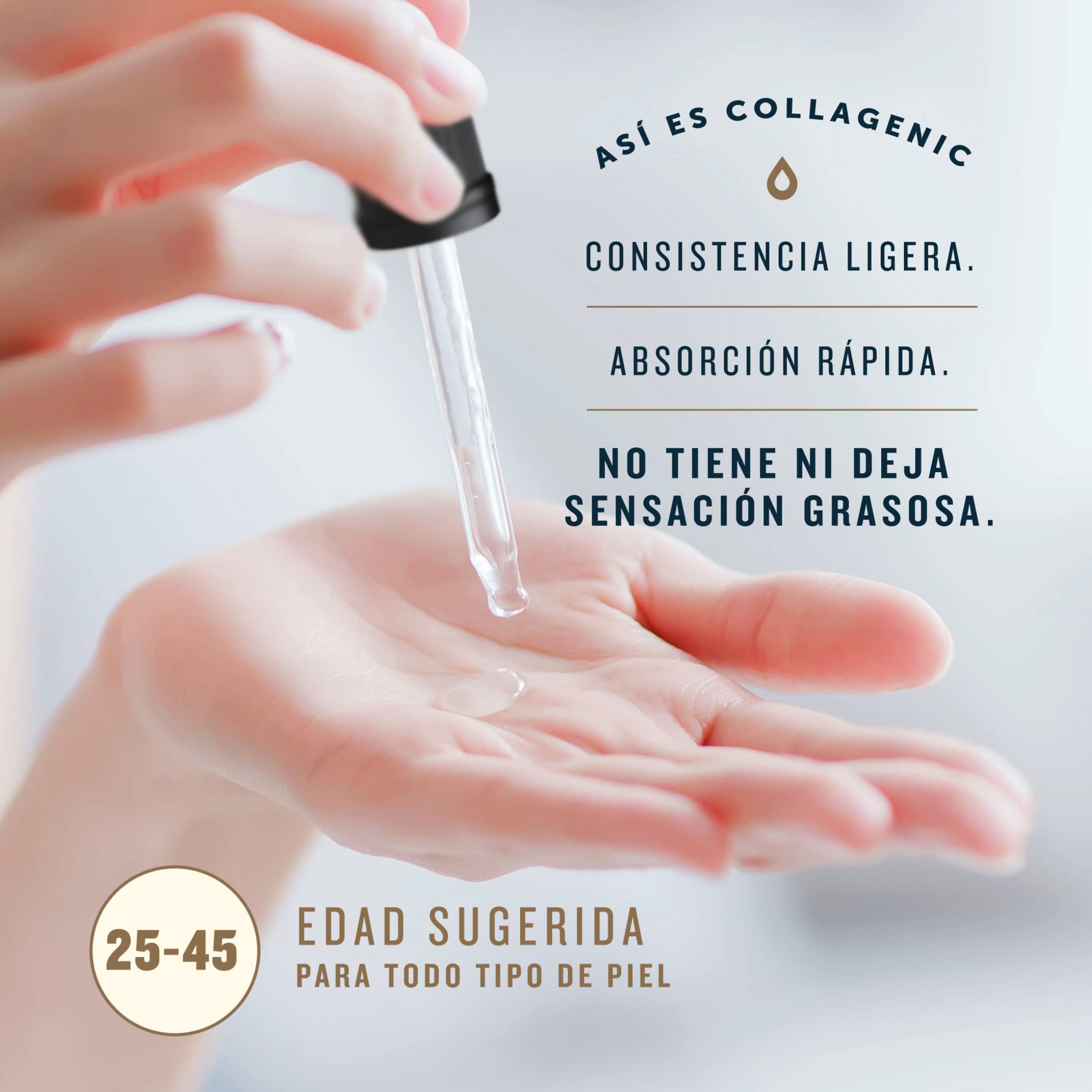 Foto 6 pulgar | Serum Facial Vitamina C 50 Ml Colageno, Acido Hialuronico, Vitamina E, Elastina, Retinol 60%