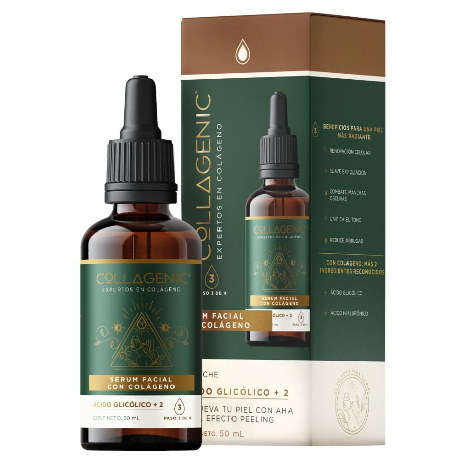 Foto 2 pulgar | Serum Facial Acido Glicólico Collagenic Exfoliante 50 Ml