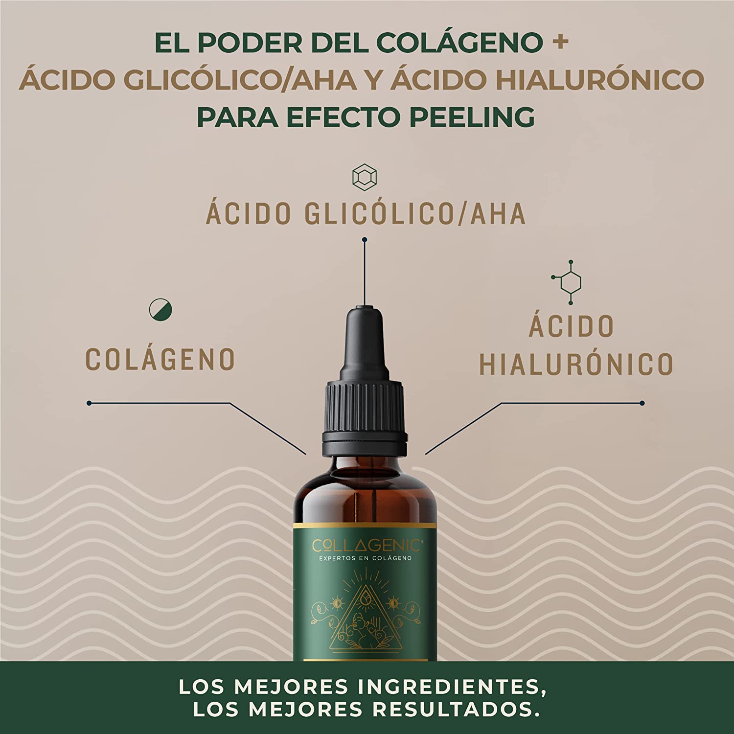 Foto 3 pulgar | Serum Facial Acido Glicólico Collagenic Exfoliante 50 Ml