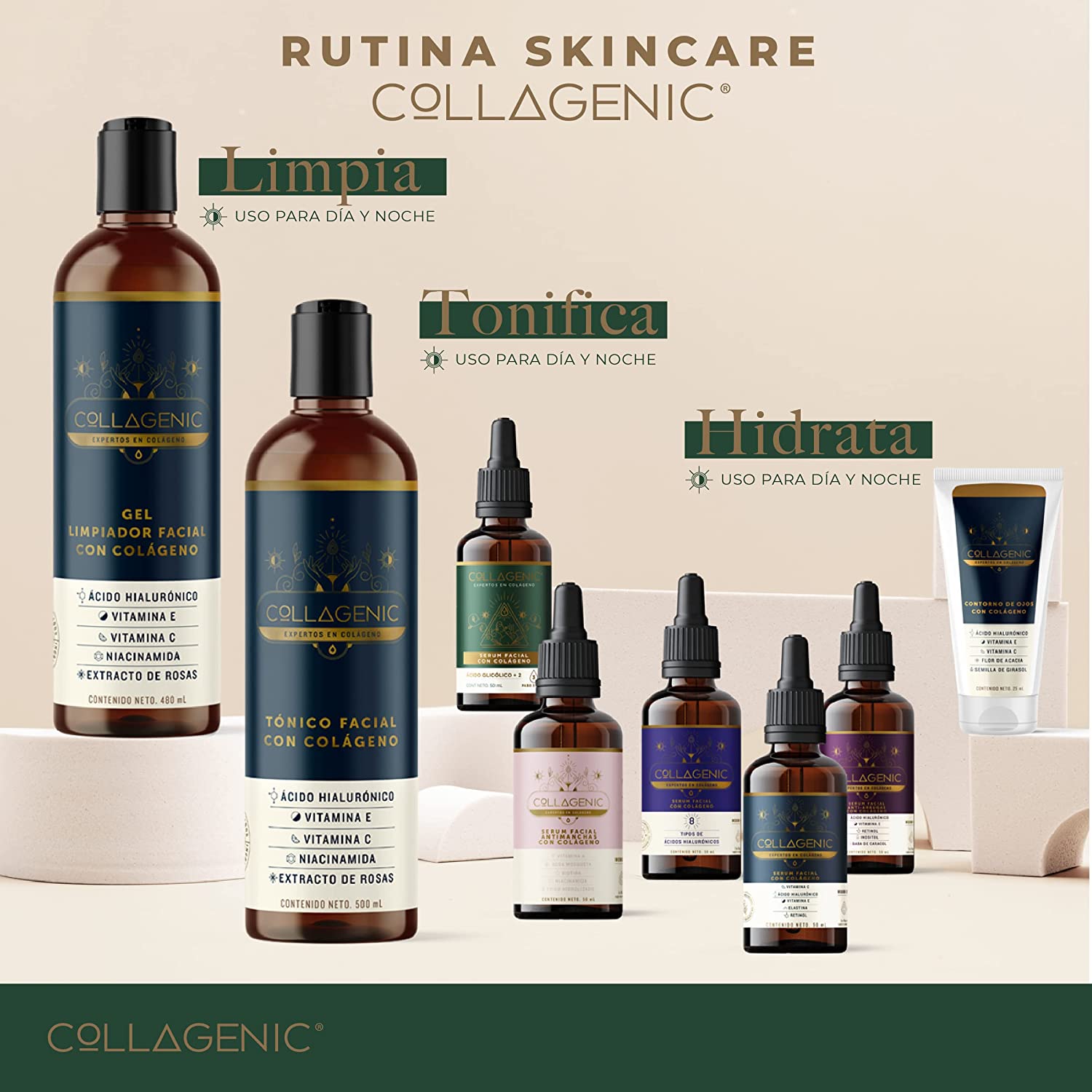 Foto 8 pulgar | Serum Facial Acido Glicólico Collagenic Exfoliante 50 Ml