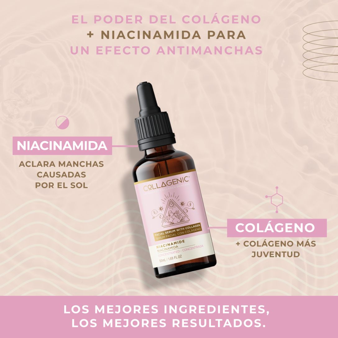 Foto 3 pulgar | Serum Facial Anti Manchas Collagenic 10% Niacinamida 50 ml