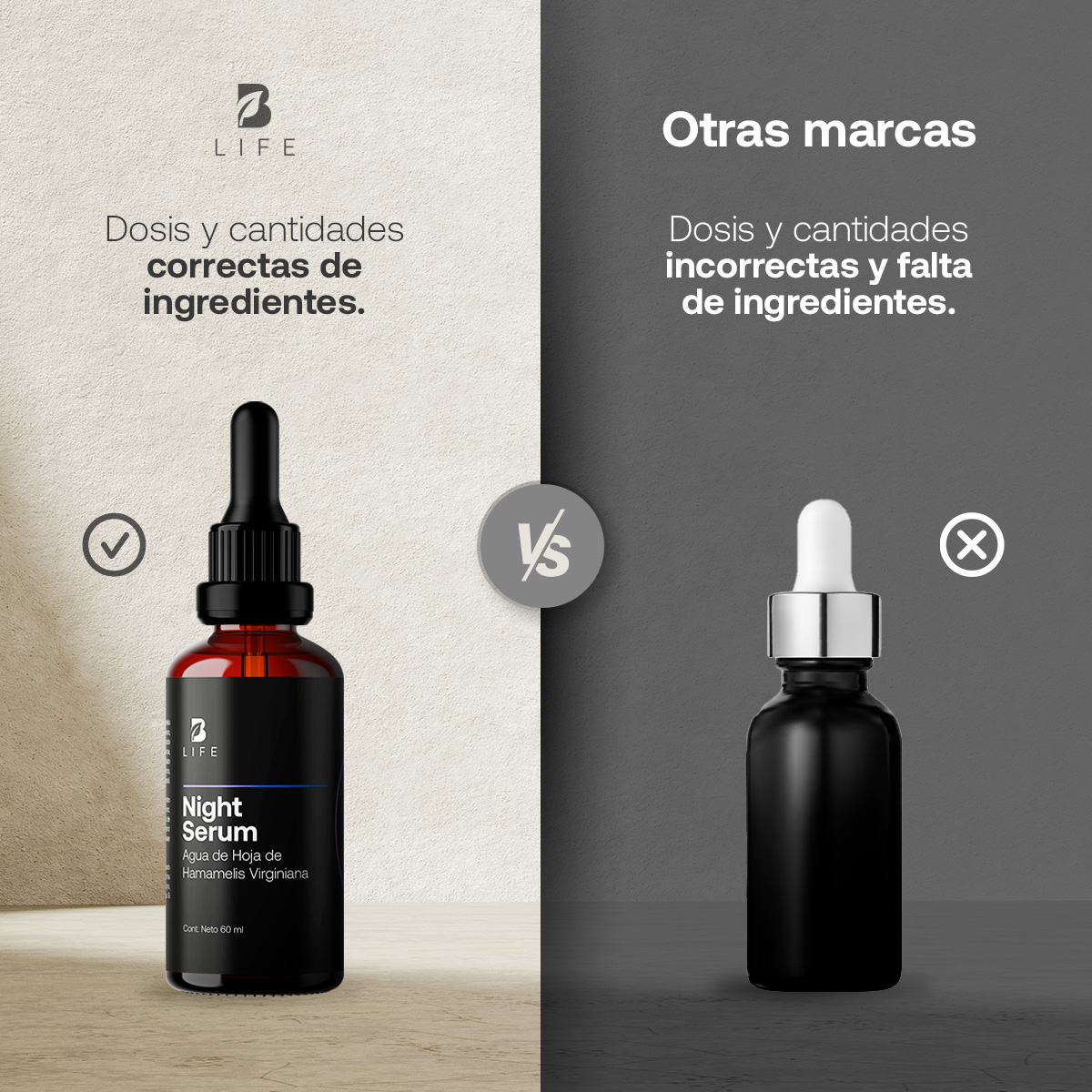 Foto 6 pulgar | Skincare Serum de Noche para Rostro 60 ml con 96% de Ingredientes Naturales -  Night Serum B Life