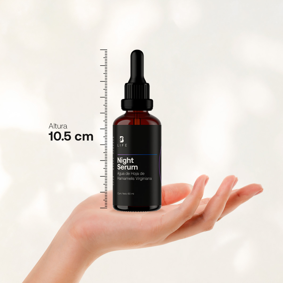 Foto 7 pulgar | Skincare Serum de Noche para Rostro 60 ml con 96% de Ingredientes Naturales -  Night Serum B Life