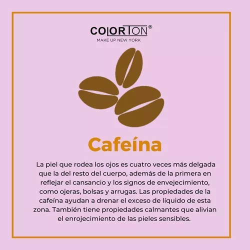 Foto 2 | Serum Colorton Cuidado Facial Cafeina Para Todo Tipo De Piel De 30ml/30g 18+ Años