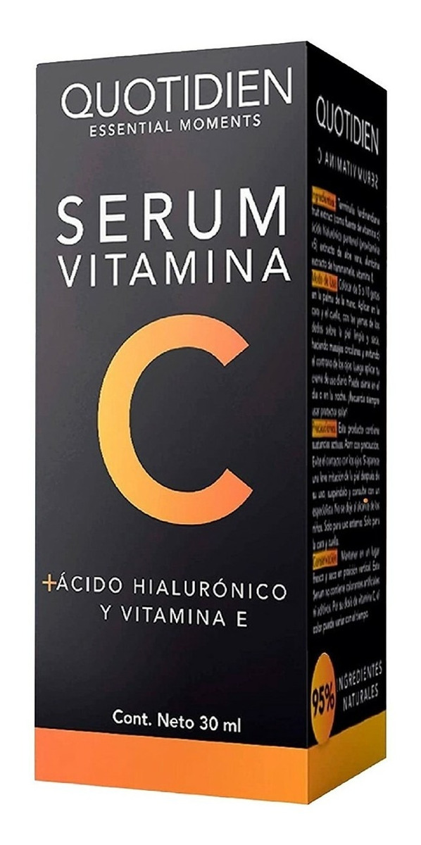 Foto 3 pulgar | Sérum Serum Vitamina C + Ácido Hialurónico + Vitamina E- 95% Quotidien Essential Moments Día/noche Para Todo