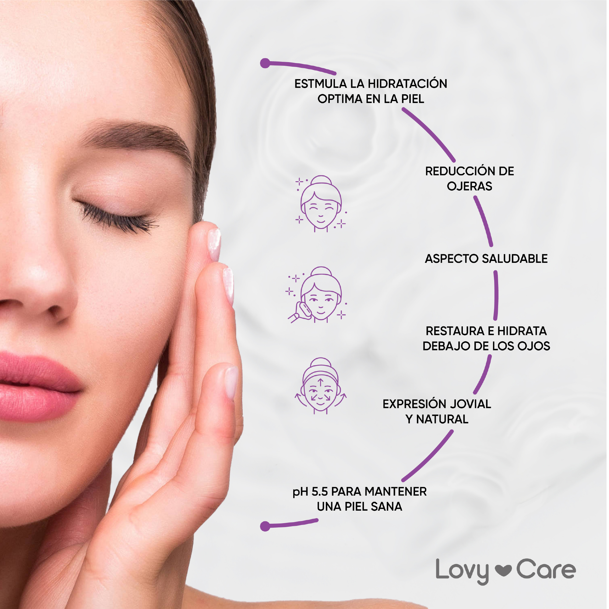 Foto 7 pulgar | Serum Anti Ojeras Lovy Care