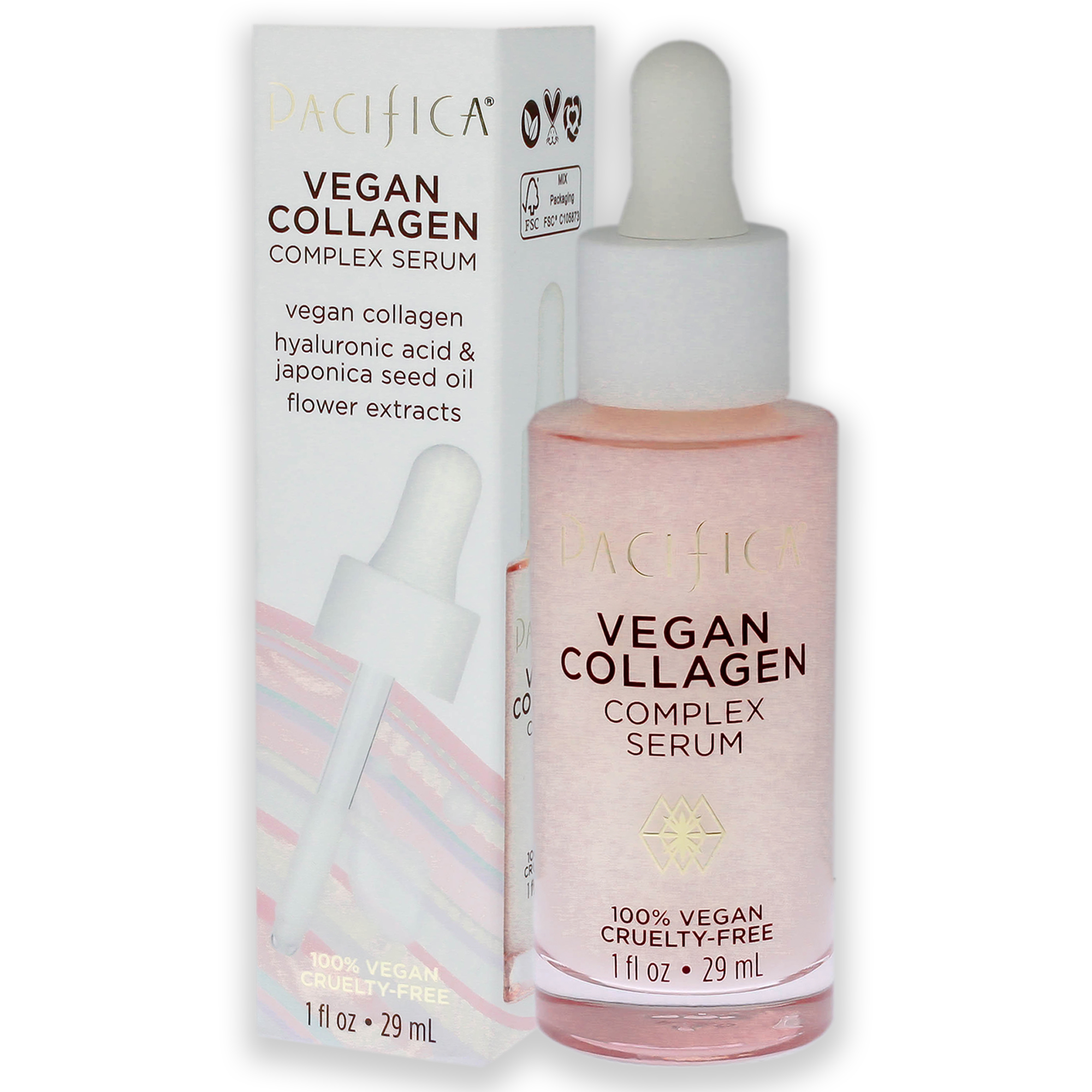 Foto 5 pulgar | Suero Vegan Collagen Complex Serum Pacifica White Colour