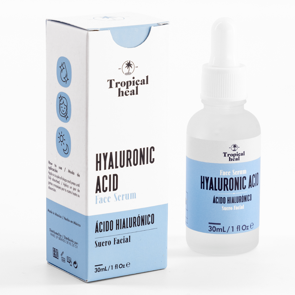 Suero Facial Tropical Heal Serum de Hidratación Profunda Contra Líneas de Expresión con Ácido Hialurónico