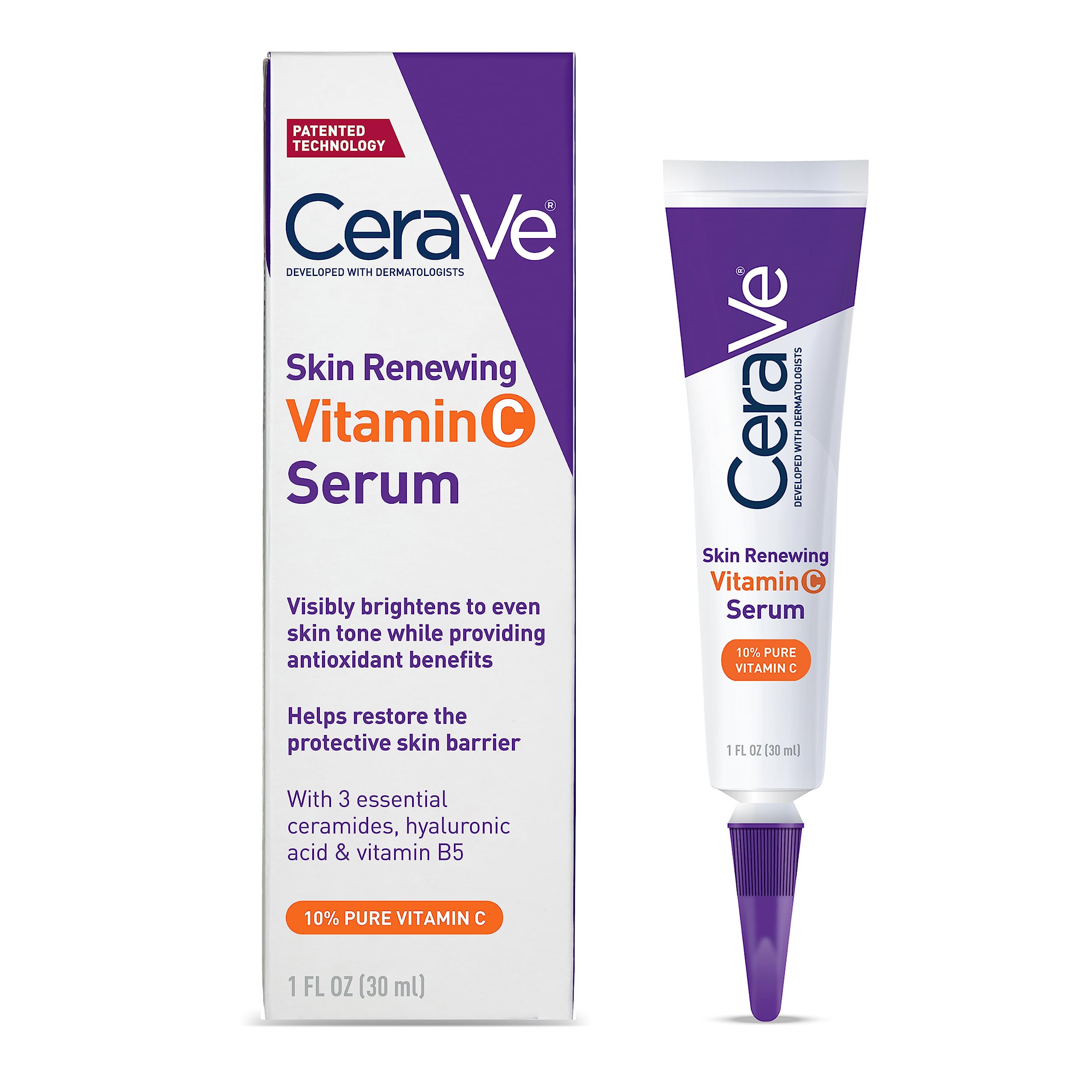 Foto 2 pulgar | Sérum Cerave Con Vitamina C Con Ácido Hialurónico, 30 Ml, Iluminador De La Piel - Venta Internacional.