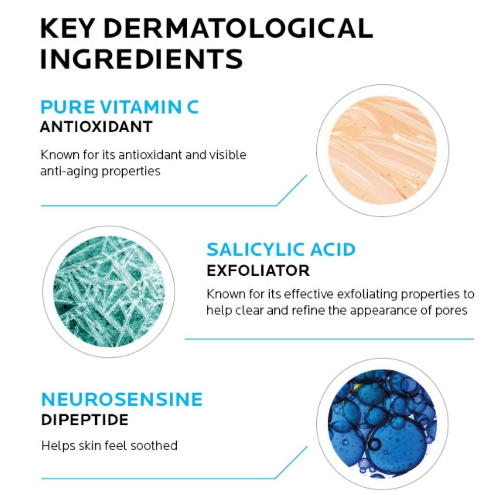Foto 4 pulgar | Sérum Facial La Roche-posay Pure Vitamin C con Ácido Hialurónico - Venta Internacional