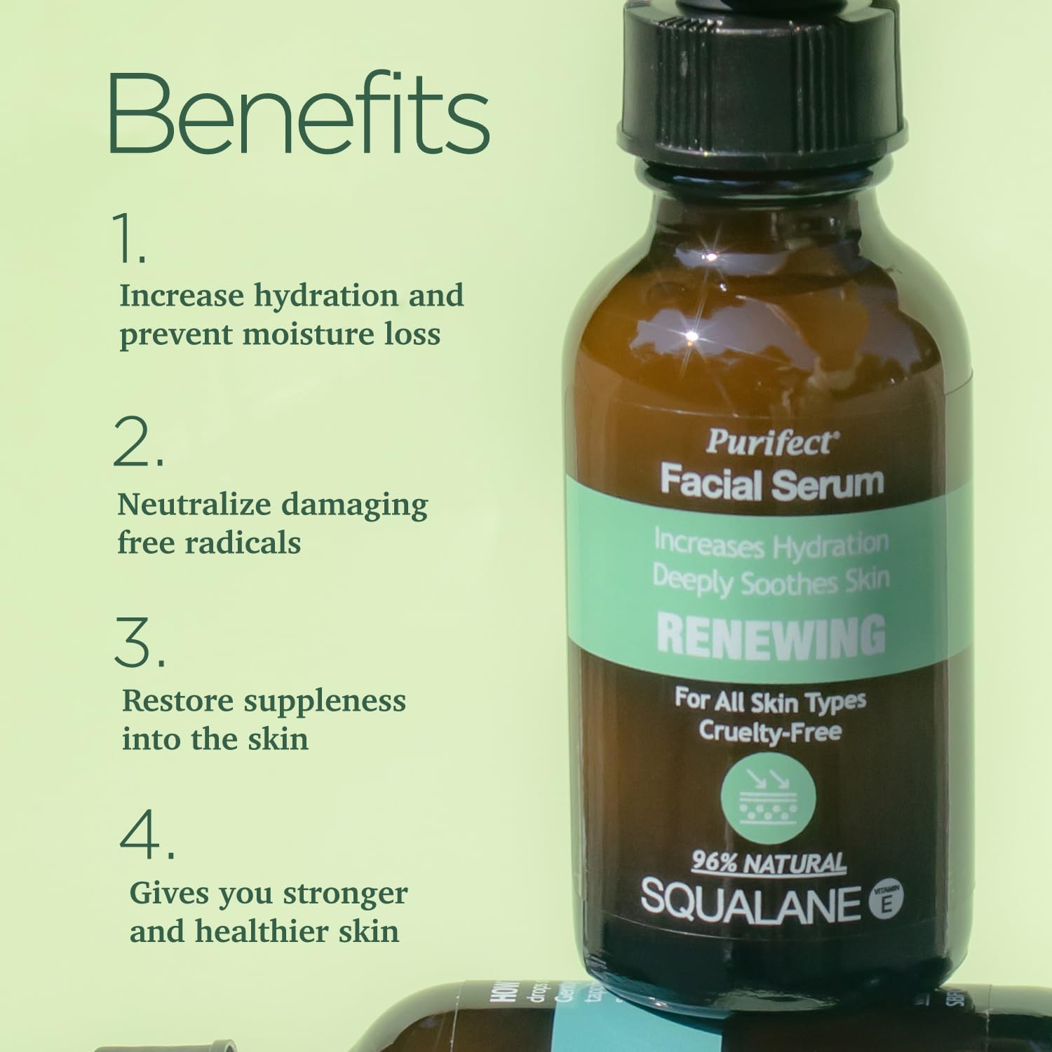Foto 3 pulgar | Sérum Facial Purifect con Escualano Natural y Vitamina E - 30 ml - Venta Internacional