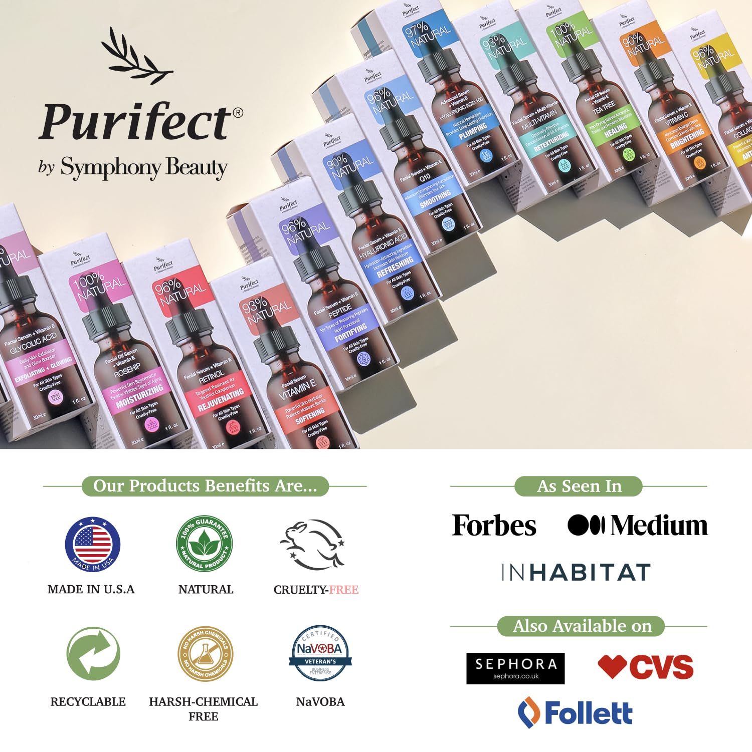 Foto 5 pulgar | Sérum Facial Purifect con Escualano Natural y Vitamina E - 30 ml - Venta Internacional