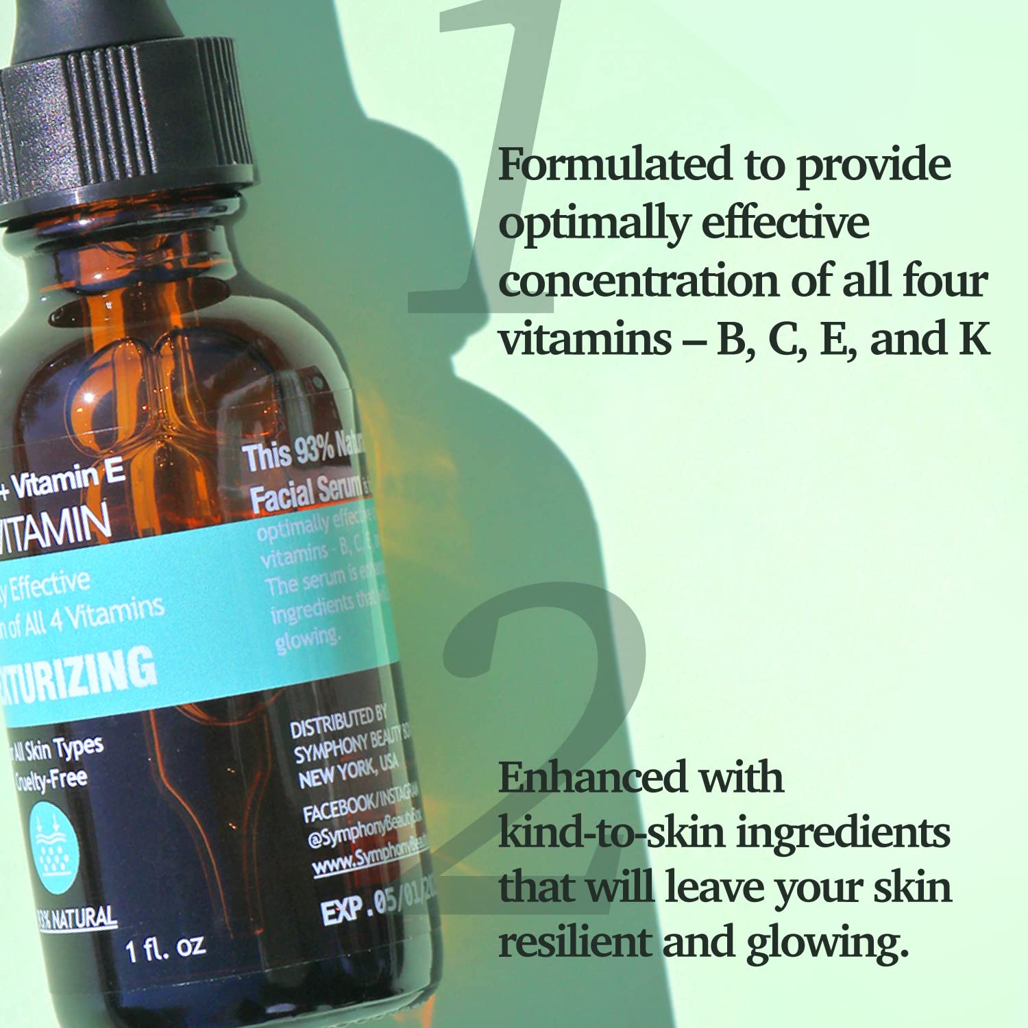 Foto 3 pulgar | Sérum Facial Purifect Natural Multivitamin con 30 Ml de Vitamina B/C/E/K - Venta Internacional