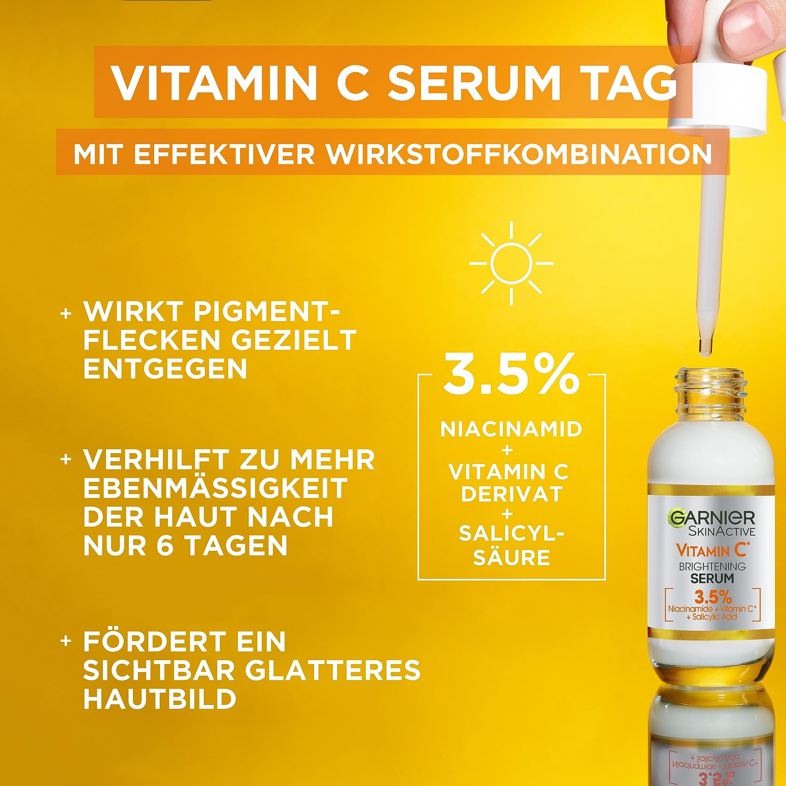 Foto 3 pulgar | Sérum Antimanchas e Iluminador Garnier 3.5% de Vitamina C - Venta Internacional