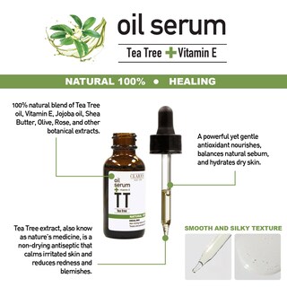 Foto 2 | Sérum de Aceite Facial Clara's New York Tea Tree con Vitamina E 30 ml - Venta Internacional