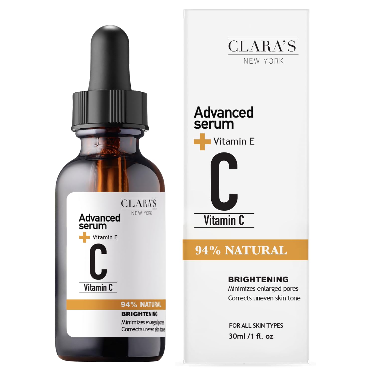 Foto 2 pulgar | Sérum Facial Clara's New York Vitamina C con Ácido Hialurónico 30 ml - Venta Internacional