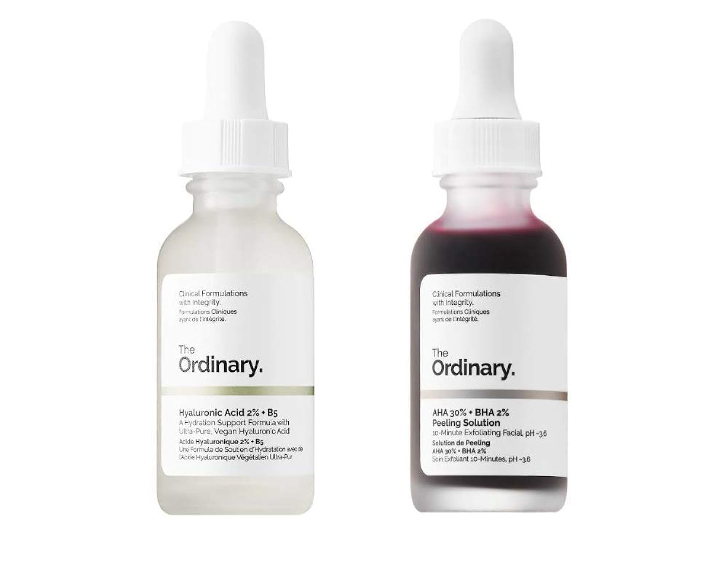 Sérum Facial Hidratante Y Solución Exfoliante The Ordinary - Venta Internacional.