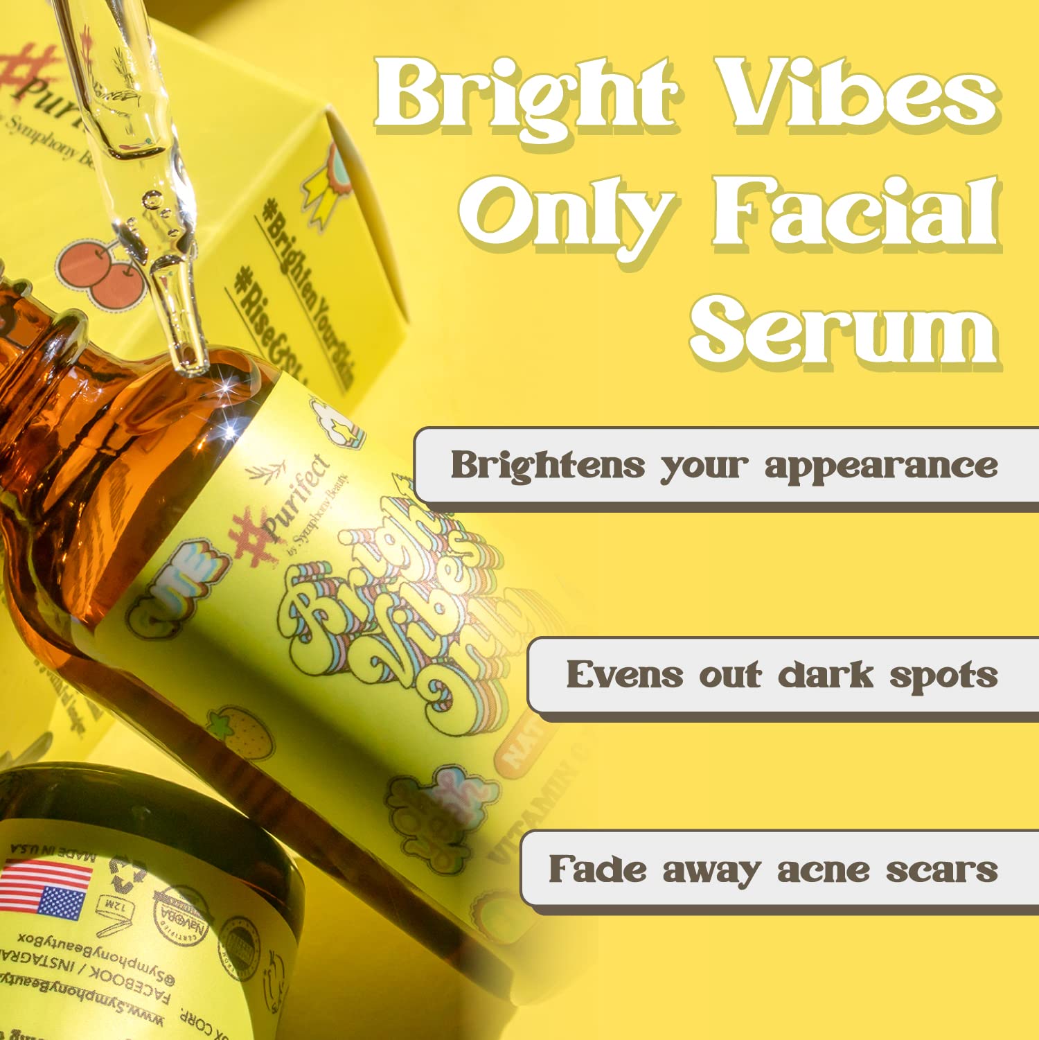 Foto 3 pulgar | Sérum Facial Purifect Bright Vibes Only Vitamina C 30 ml con E - Venta Internacional