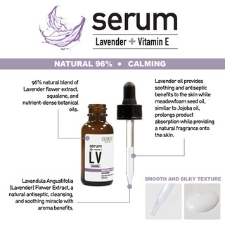 Foto 2 | Sérum Facial Clara's New York Lavanda en Escualeno 30 ml con Vitamina E - Venta Internacional