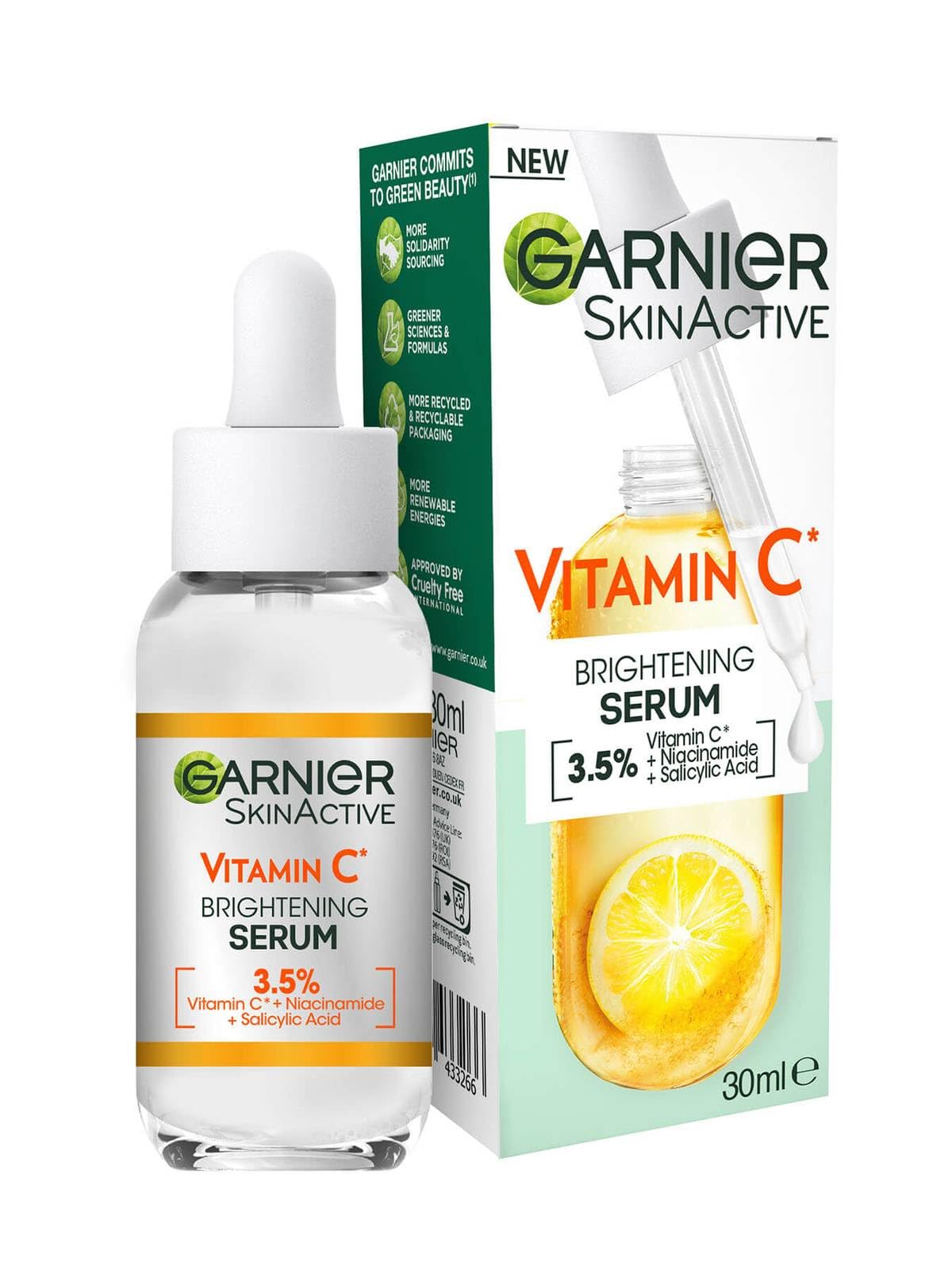 Sérum Garnier Skin Naturals Glow Antimanchas 30 Ml de Vitamina C - Venta Internacional.