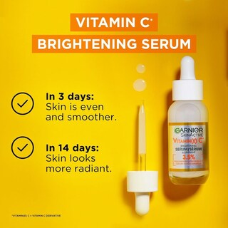 Foto 4 | Sérum Garnier Skin Naturals Glow Antimanchas 30 Ml de Vitamina C - Venta Internacional.