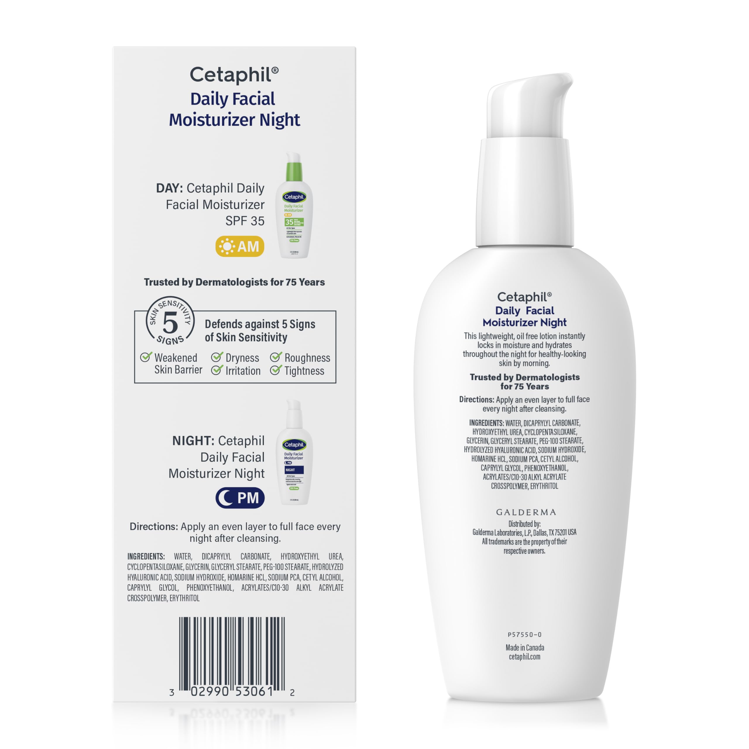 Foto 8 pulgar | Crema Hidratante Nocturna Cetaphil Hydrating con Ácido Hialurónico 90 Ml - Venta Internacional