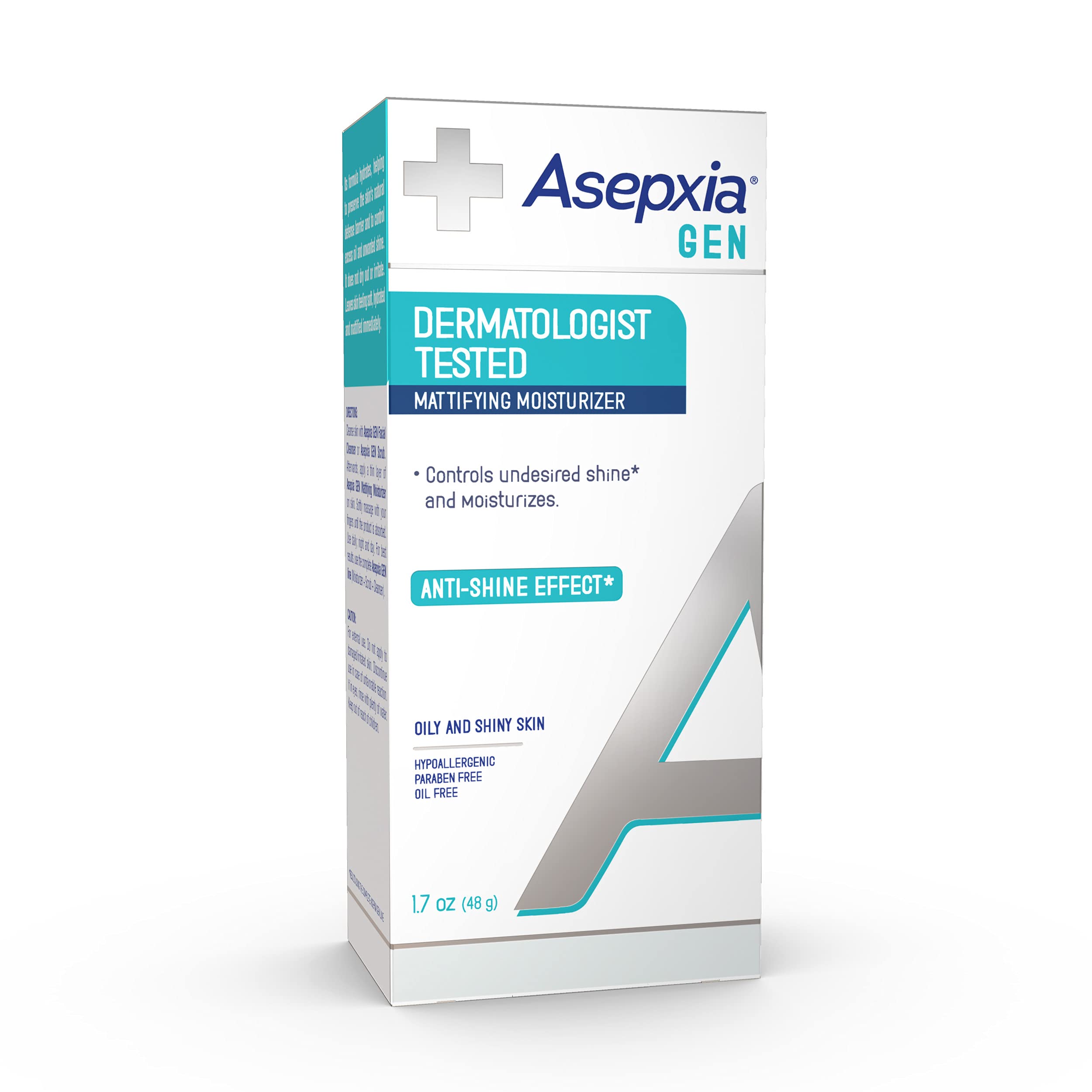 Foto 5 pulgar | Crema Hidratante Matificante Asepxia Gen para Pieles Grasas 50 Ml - Venta Internacional